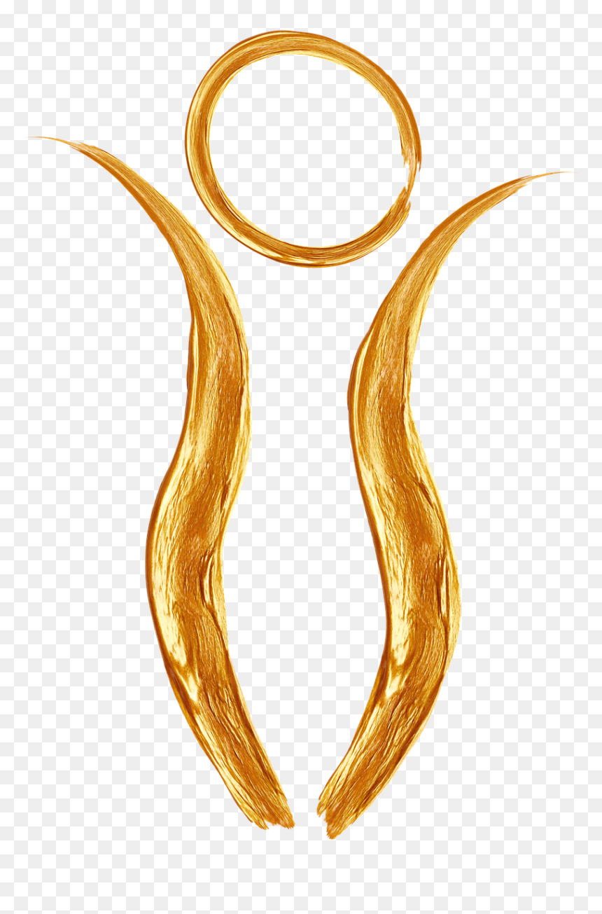 Gold, HD Png Download - abstract sculpture png