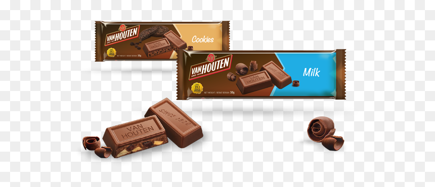 Van Houten Milk Chocolate, HD Png Download - hershey bar png