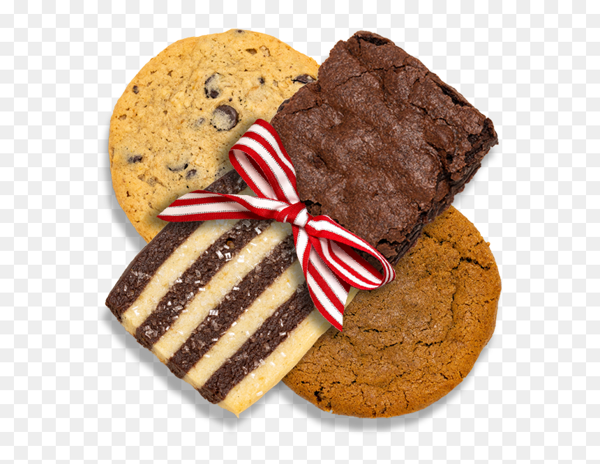 Christmas Cookie Gift Box - Peanut Butter Cookie, HD Png Download - christmas cookie png