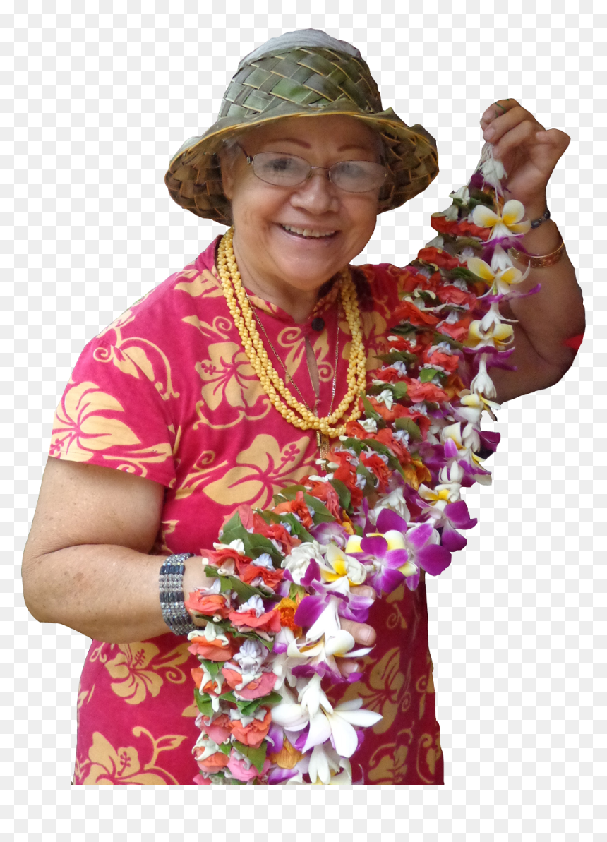 Andy - Hawaiian People Png, Transparent Png - hawaiian lei png