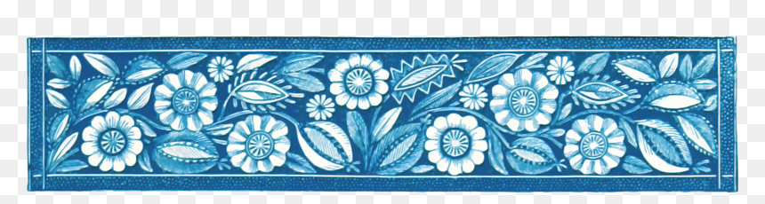 Blue,visual Arts,art - Motif, HD Png Download - blue divider png