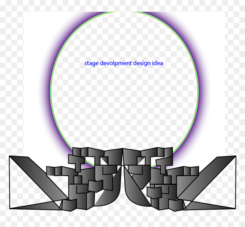 First Attempt At Designing My Dj Booth In Adobe Illustrator - Circle, HD Png Download - dj booth png