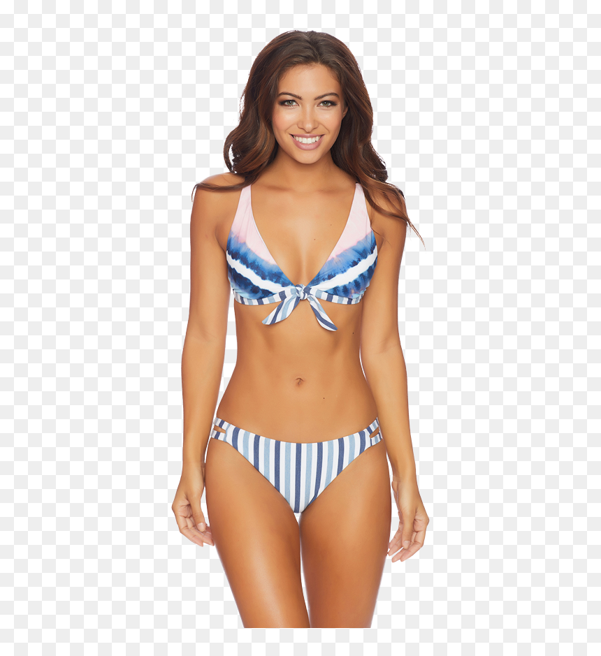 Transparent Girl In Bikini Png - Swimsuit Top, Png Download - bikini top png
