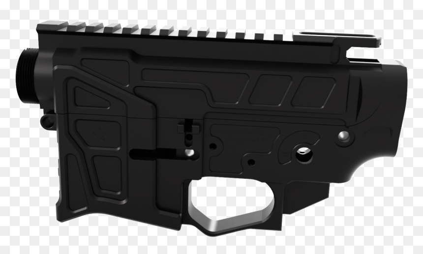 Lsa 15 Ar - Skeletonized Ar 15 Receiver Set, HD Png Download - ar-15 png