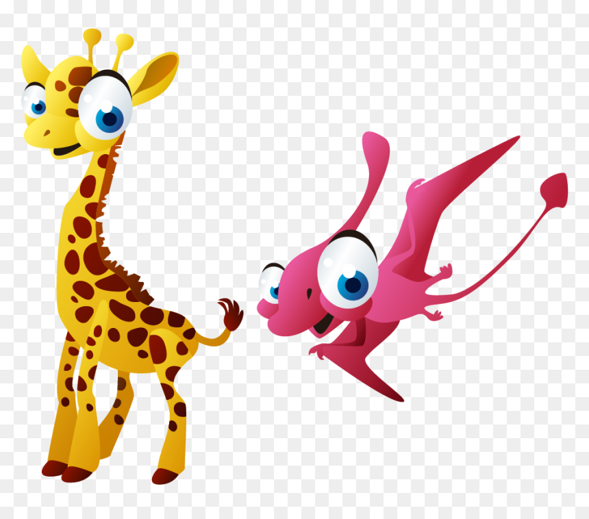 Transparent Giraffe Cartoon Png - Giraffe, Png Download - baby giraffe png