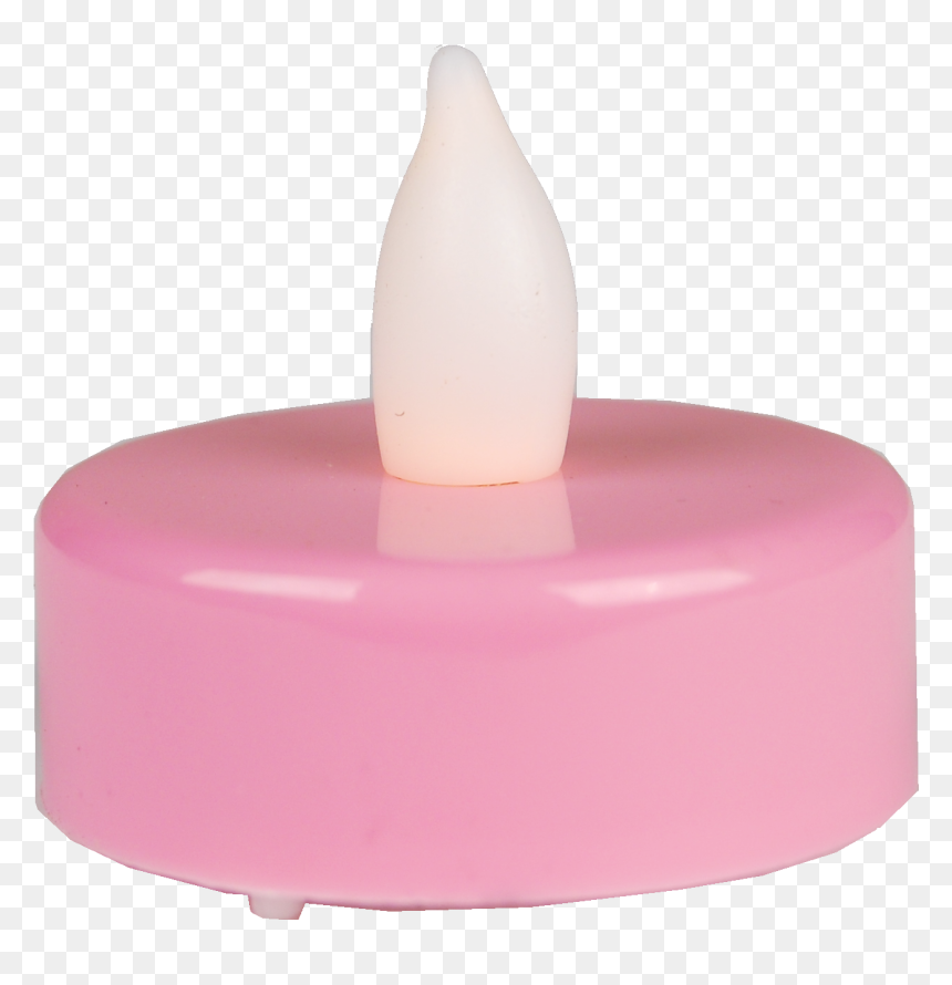 Flameless Pink Led Tealight Candles - Flame, HD Png Download - pink flames png