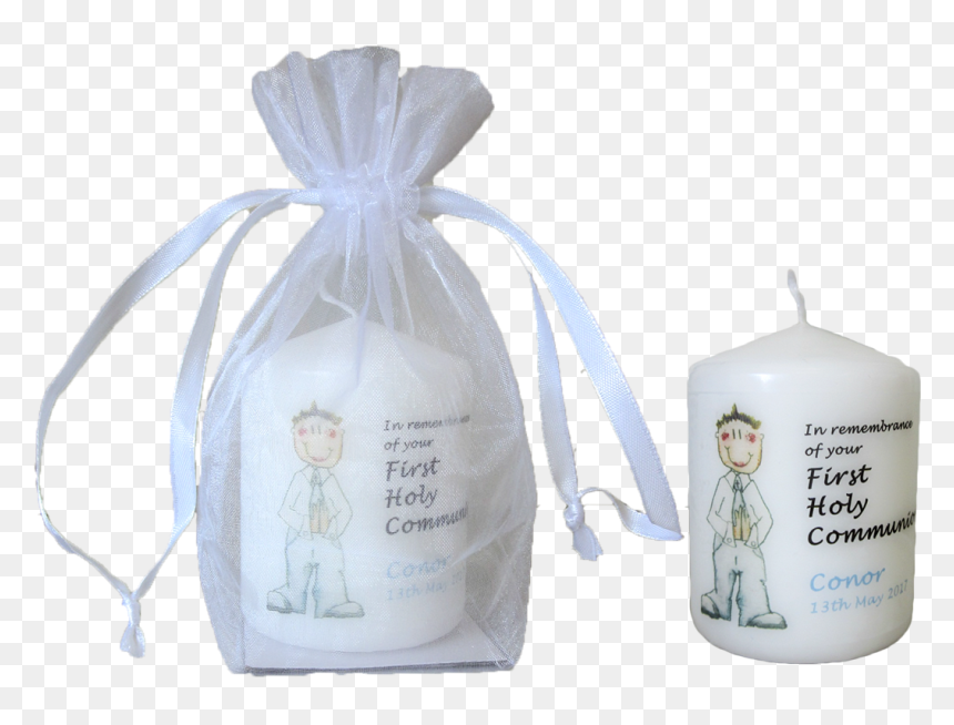 Gift Candle For 4d9eefedaf21d - Gift Wrapping, HD Png Download - first communion png
