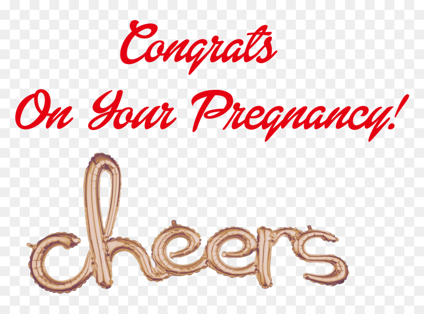 Congrats On Your Pregnancy Png Clipart - Calligraphy, Transparent Png - pregnancy png