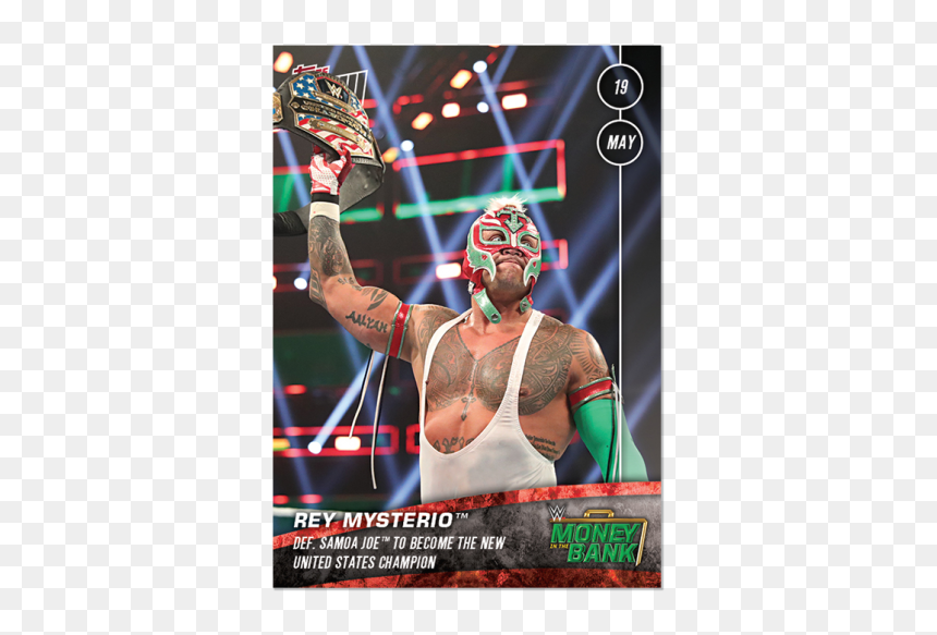 Rey Mysterio United States Champion, HD Png Download - rey mysterio png