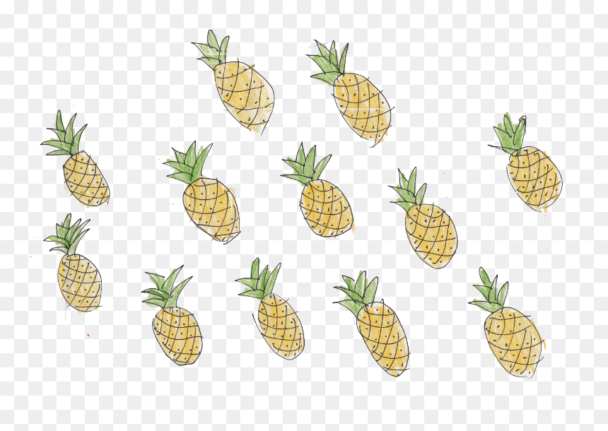 Ananas, Background, And Fruits Image - Pineapple, HD Png Download - tumblr pineapple png