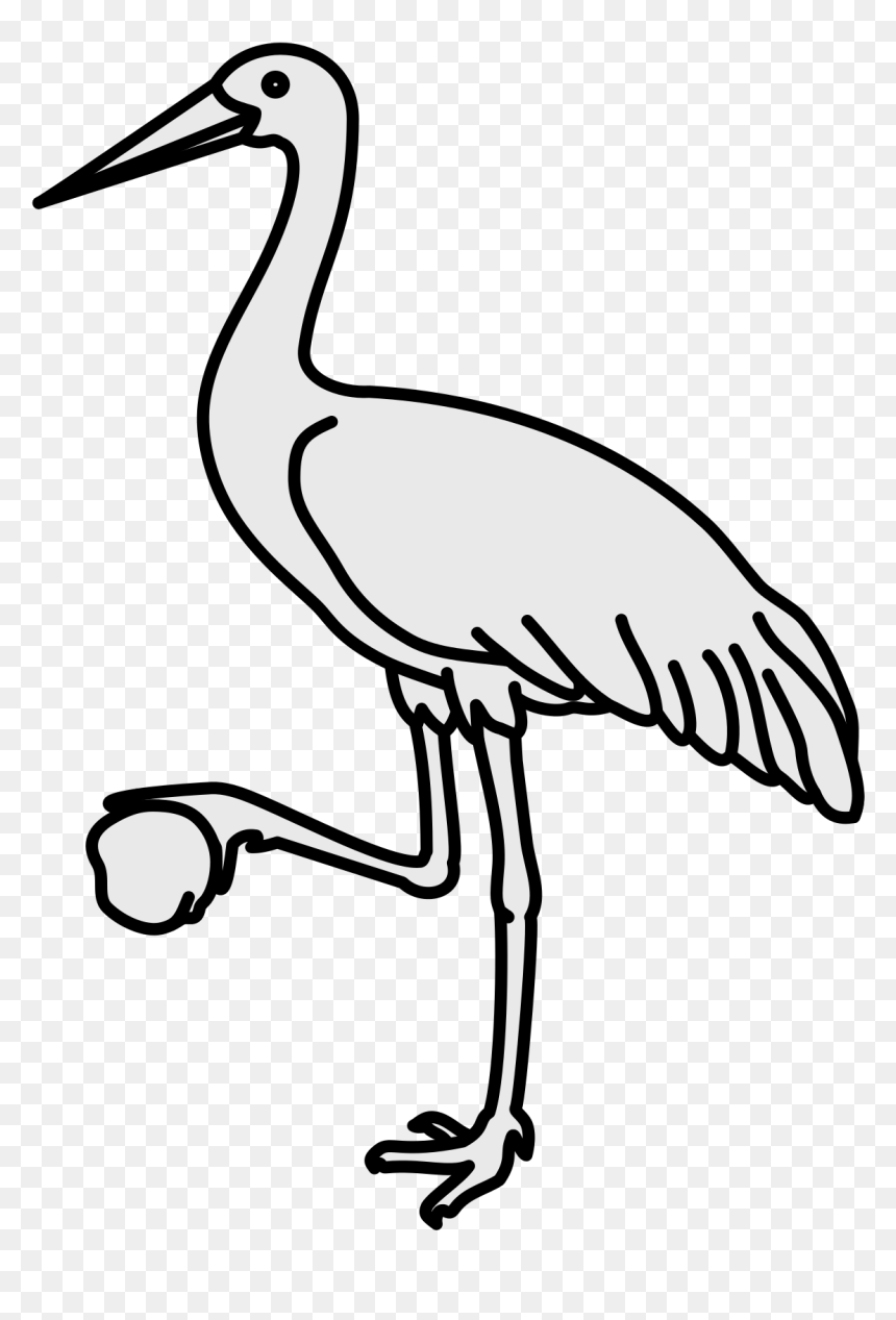 Crane Clipart, HD Png Download - crane bird png