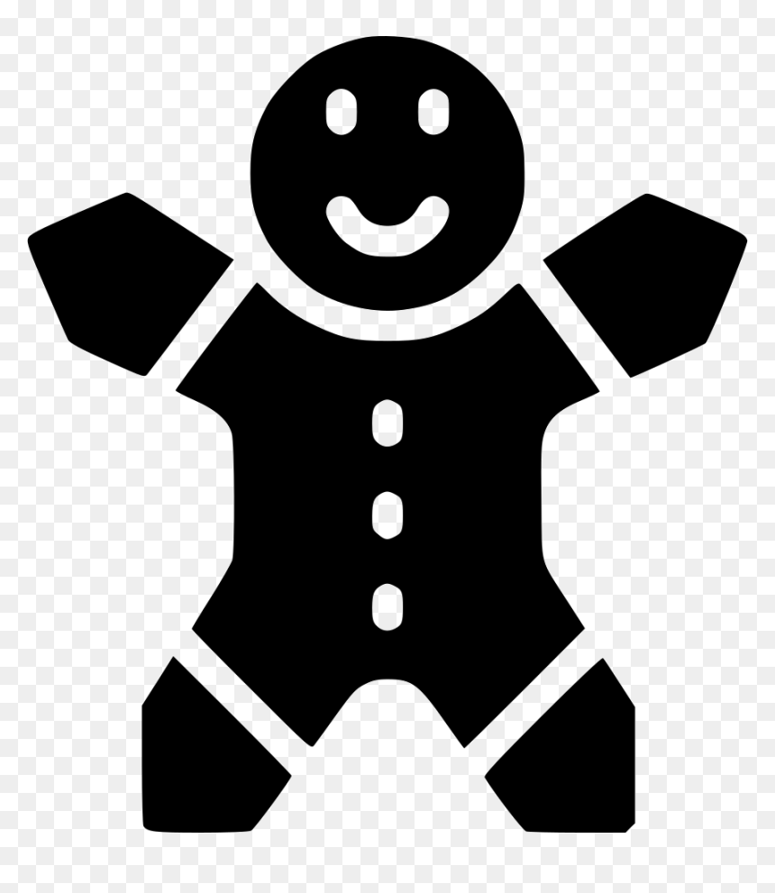 Christmas Cookie Ginger Man - Gingerbread Man, HD Png Download - christmas cookie png