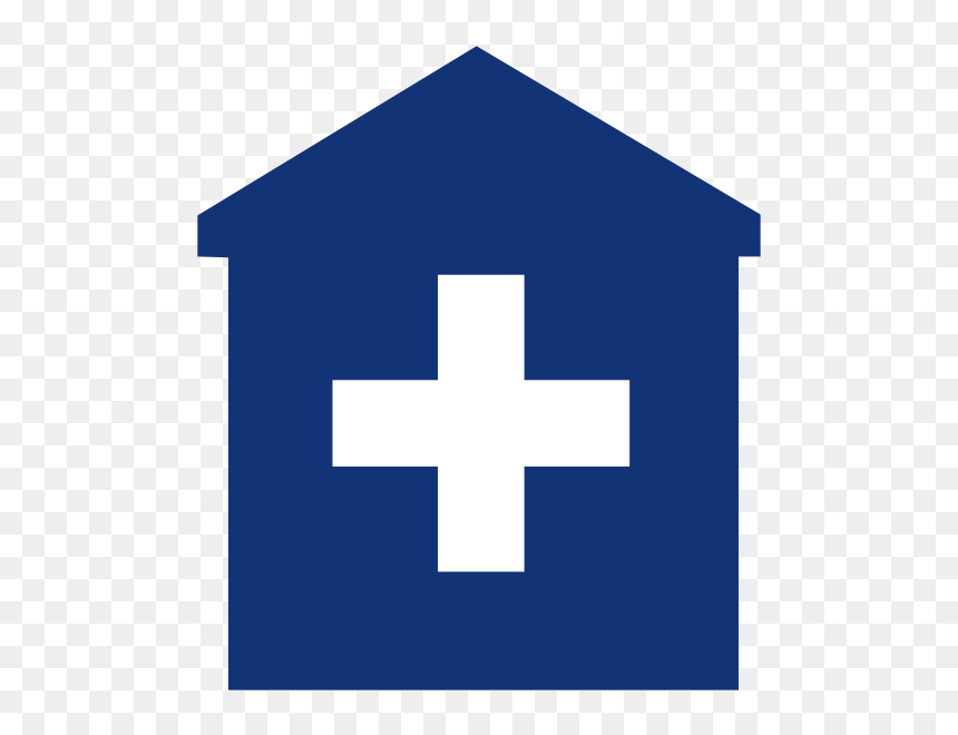 Primary Care Home Blue - Clipart Png Hospital Logo, Transparent Png - medical cross png