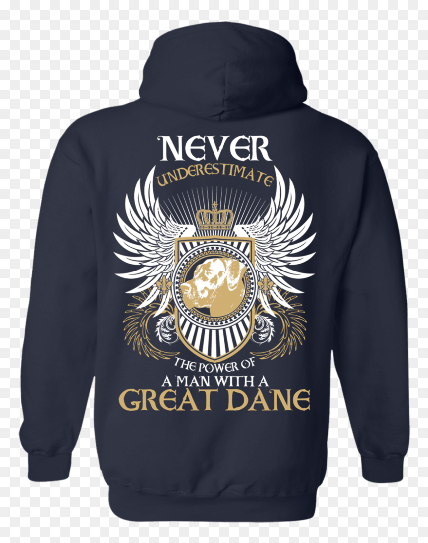 Transparent Great Dane Clip Art - Hoodie, HD Png Download - man back png