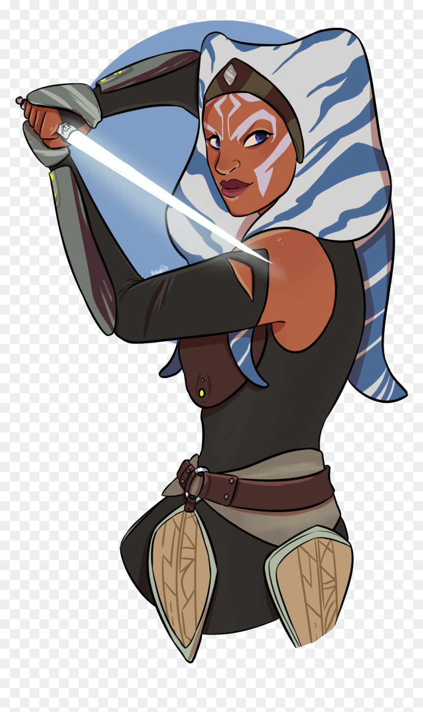 Picture Free Stock Ladies And Gentlemen Star Wars Fanart - Cartoon, HD Png Download - ahsoka tano png