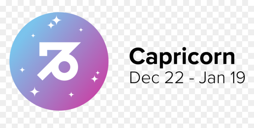 Capricorn Zodiac Sign With Dates - Circle, HD Png Download - capricorn png