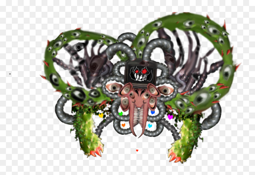 Illustration, HD Png Download - undertale flowey png