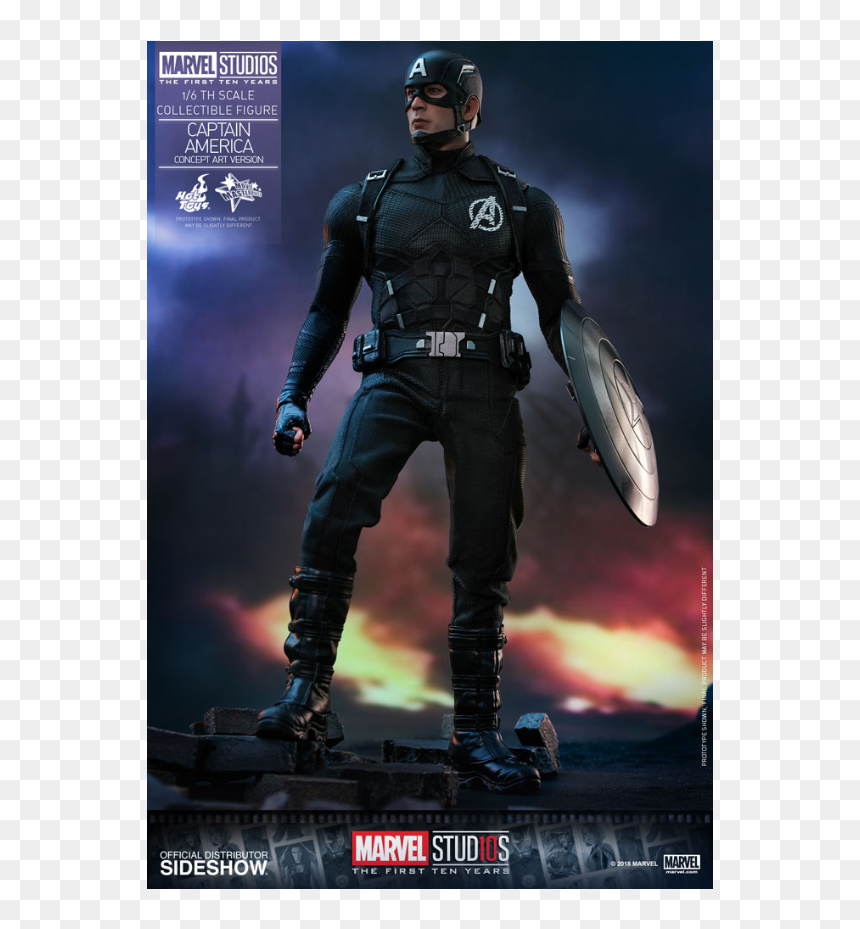 Captain America Concept Hot Toys, HD Png Download - captain america movie png