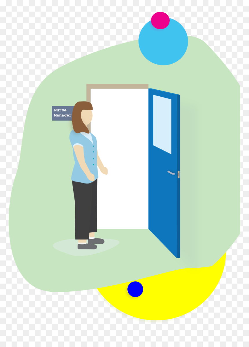 Illustration Of A Nurse Managers Office - Illustration, HD Png Download - where's waldo characters png