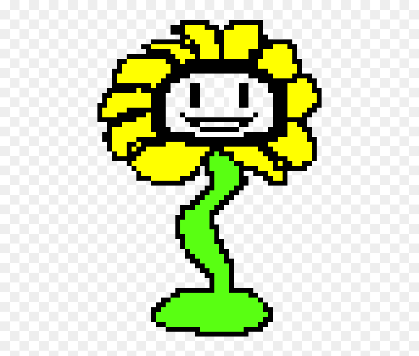 Smiley, HD Png Download - undertale flowey png