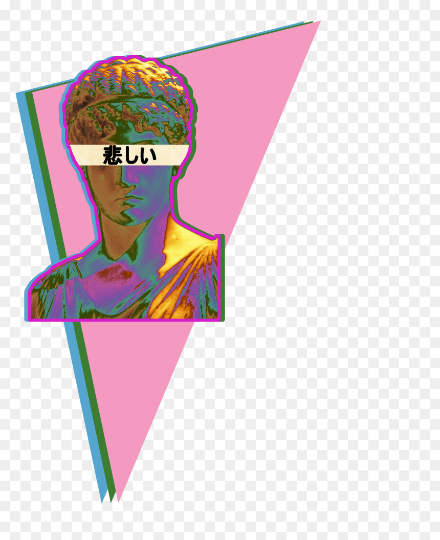Illustration, HD Png Download - vaporwave bust png