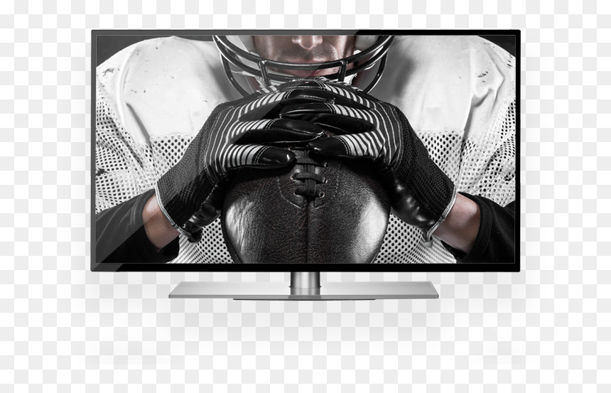 Longhorn Network On Dish Football Player Holding Ball - Led-backlit Lcd Display, HD Png Download - texas longhorns png