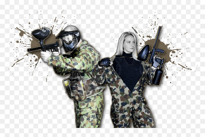 Soldado Paintball Png, Transparent Png - paintball gun png