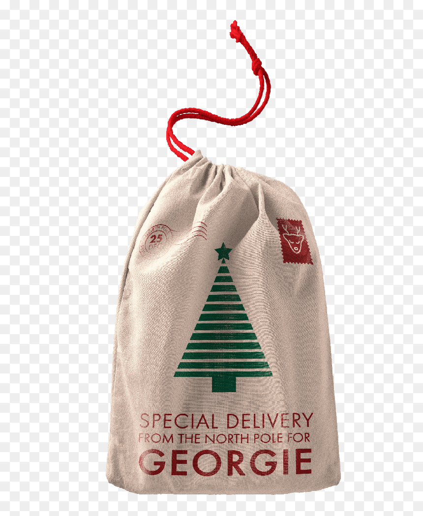 Gunny Sack, HD Png Download - santa bag png