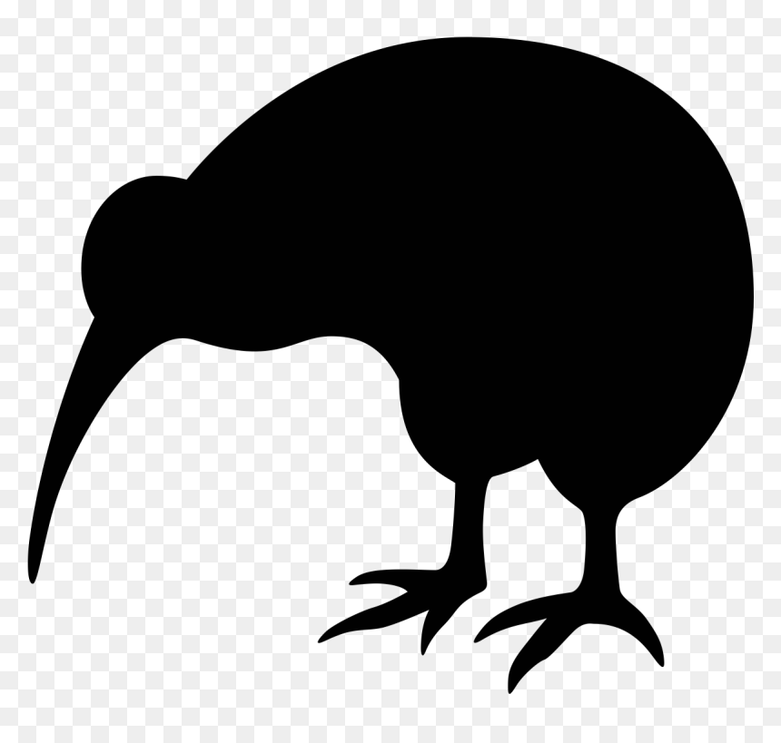 Kiwi Bird Png Image - Kiwi Symbol New Zealand, Transparent Png - crane bird png