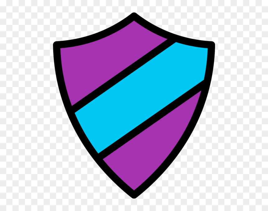 Emblem Icon Purple-light Blue - Logo Shield Hd Png, Transparent Png - purple light png