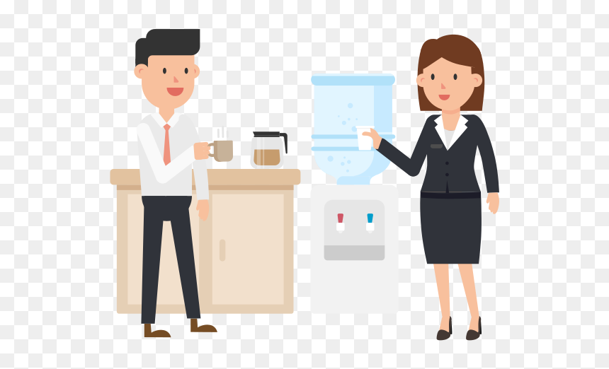 Man And Woman Shaking Hands Png, Transparent Png - office worker png