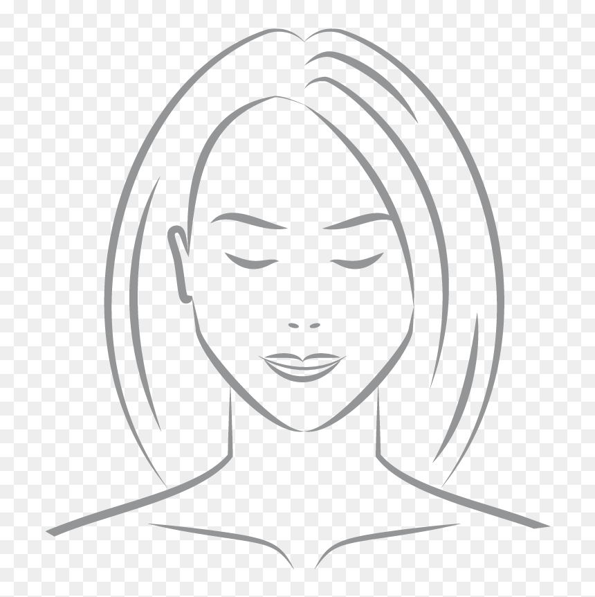 Line Art, HD Png Download - eyebrow texture png