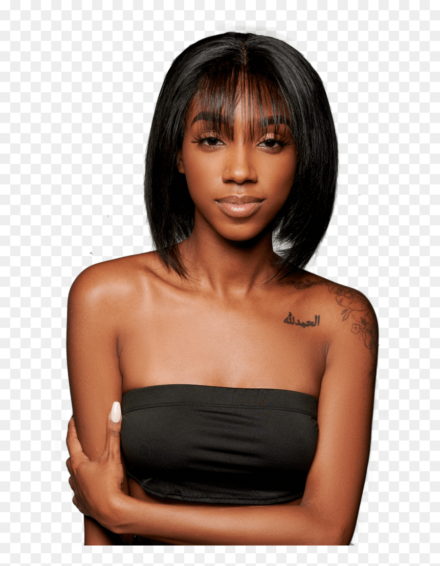 Lace Wig, HD Png Download - black wig png