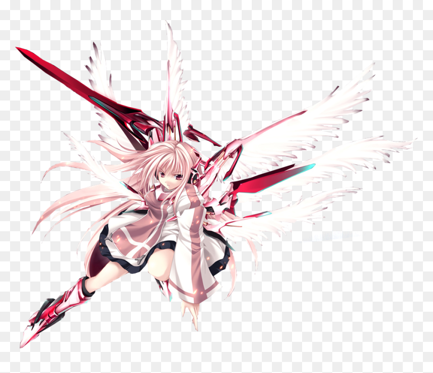 Sword Fighter Anime Girl , Png Download - Anime Angel, Transparent Png - anime sword png
