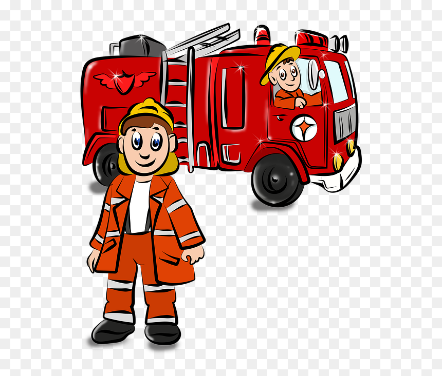 Firefighter, HD Png Download - fire drawing png
