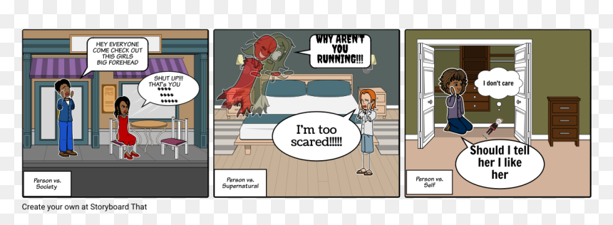 Cartoon, HD Png Download - scared person png