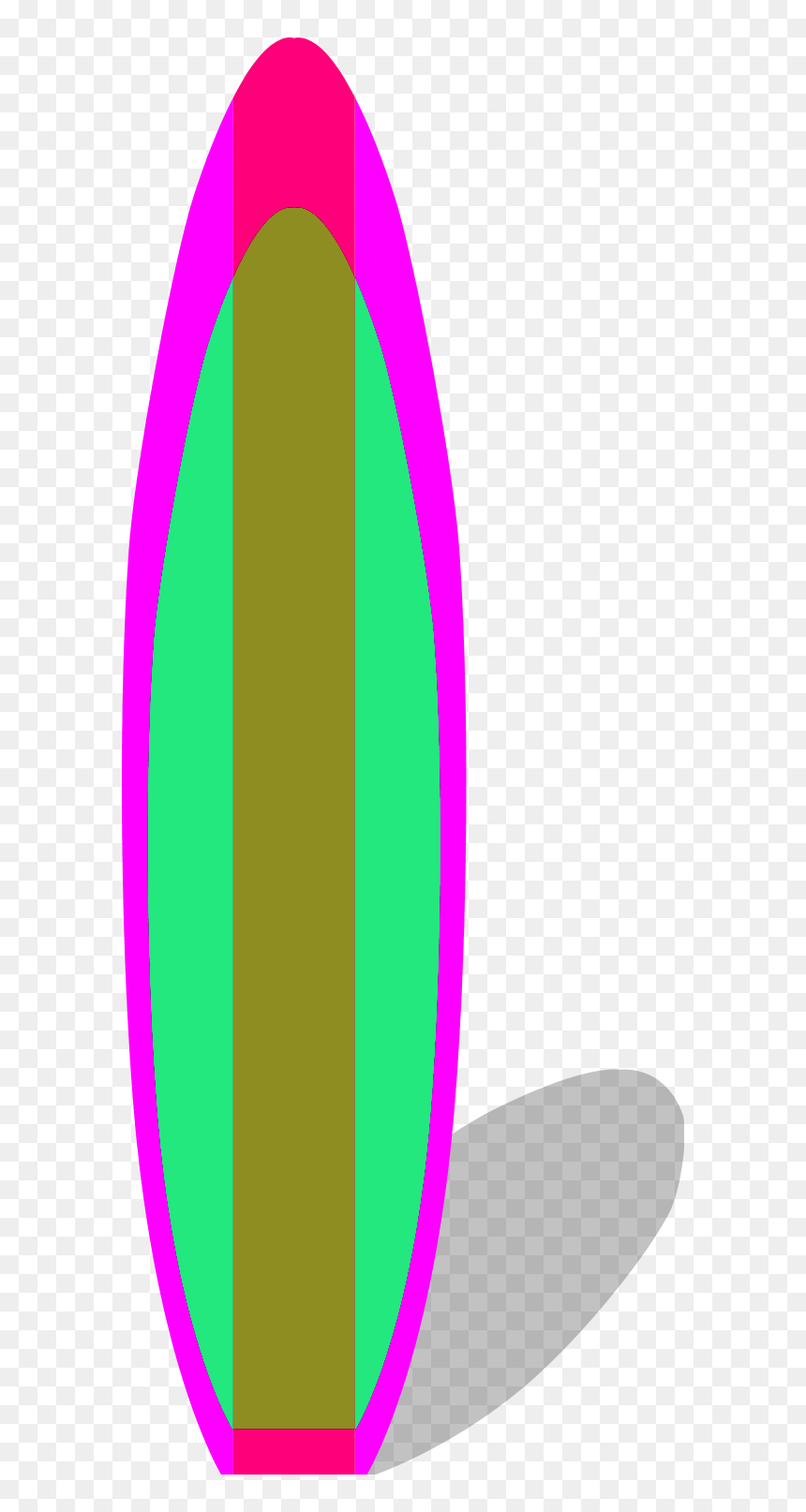 Clip Art Surfboard Image Royalty Free Download Free - Circle, HD Png Download - surfboard clipart png