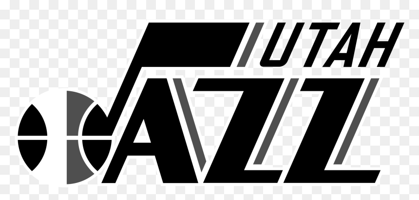 Utah Jazz Logo Black And White - Utah Jazz Logo 2011, HD Png Download - jazz logo png