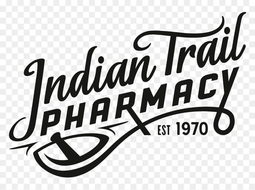 Indian Trail Pharmacy - Calligraphy, HD Png Download - blood trail png