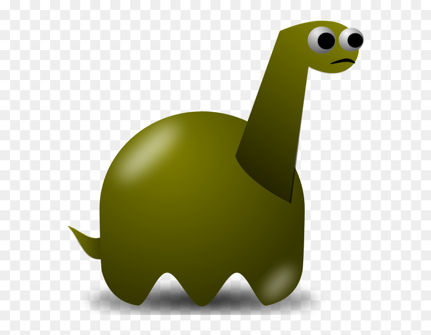 Padepokan - Brontosaurus - Pacman Baddies, HD Png Download - dinosaur footprint png