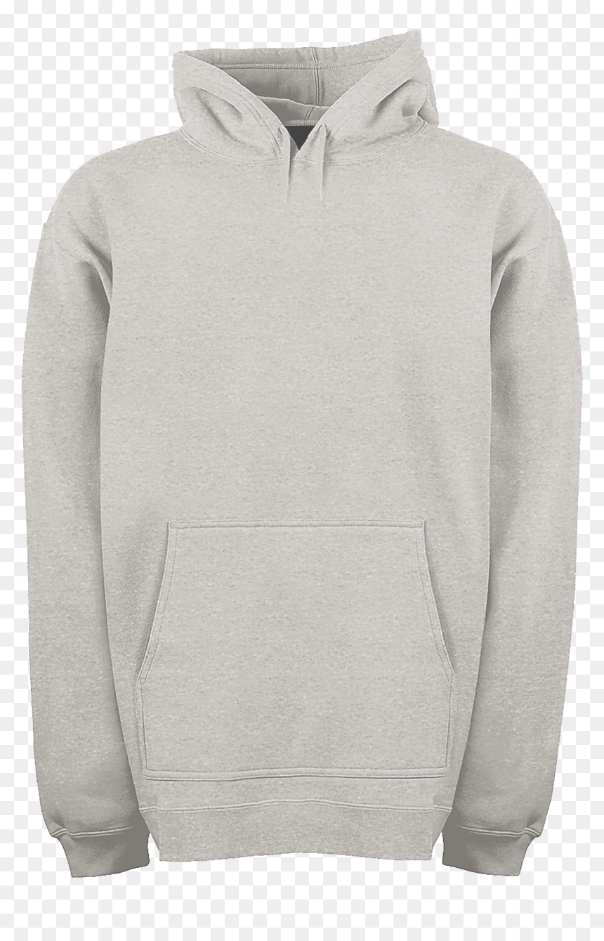 Grey Hoodie Front Templates Station - Nebraska Huskers Adidas Grey Hoodie, HD Png Download - hoodie template png