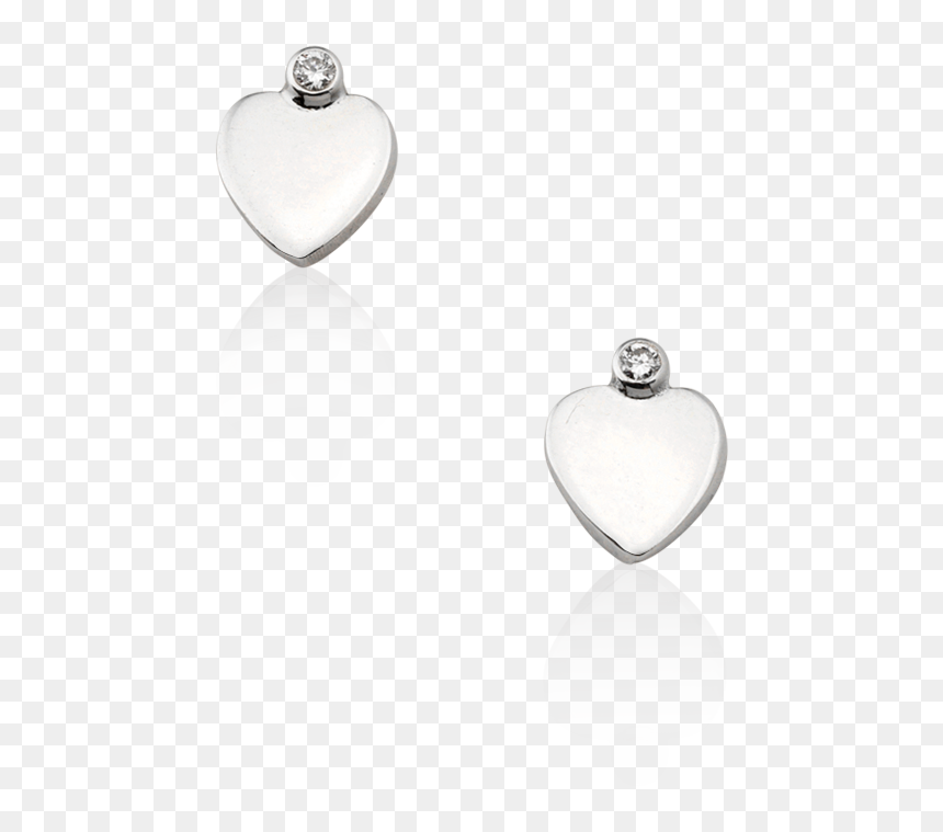 Crown Of Hearts Diamond Earrings - Locket, HD Png Download - diamond crown png
