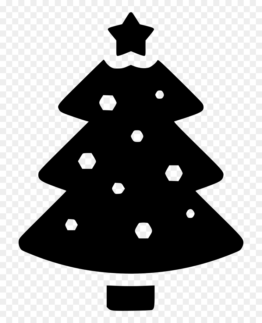 Xmas Tree Decoration Celebration - Christmas Tree, HD Png Download - christmas tree outline png