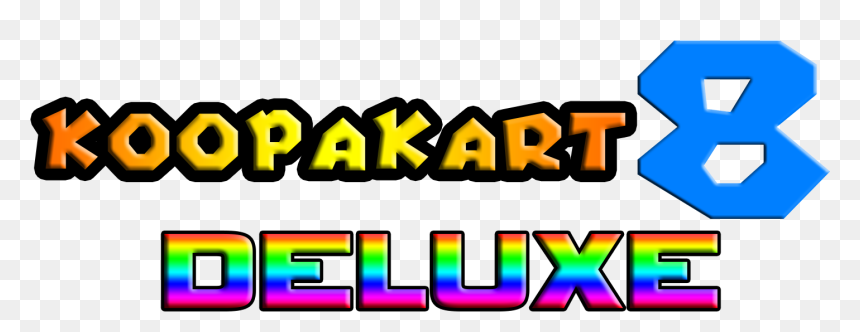Koopa Kart 8 Deluxe Logo - Graphic Design, HD Png Download - mario kart 8 deluxe logo png