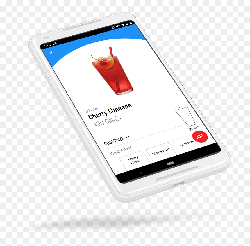 Order Drink On Phone, HD Png Download - sonic drive in logo png