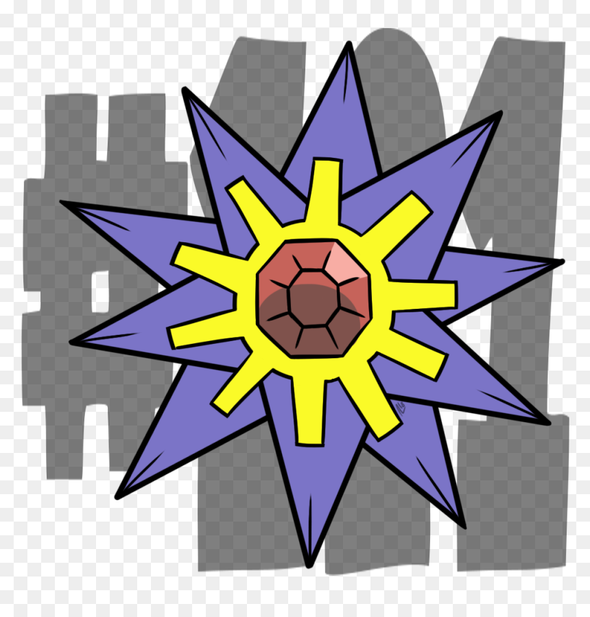 Starmie Pokemon Pokemonaday Https - Circle, HD Png Download - starmie png