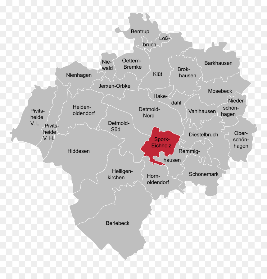 Horn Bad Meinberg Ortsteile, HD Png Download - spork png