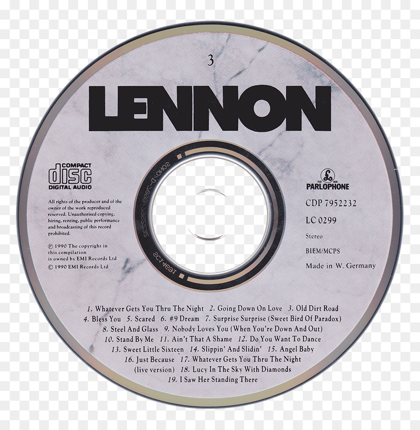 Mind Games Cd John Lennon , Png Download - Cd, Transparent Png - john lennon png
