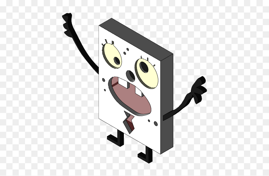 Cartoon, HD Png Download - doodlebob png