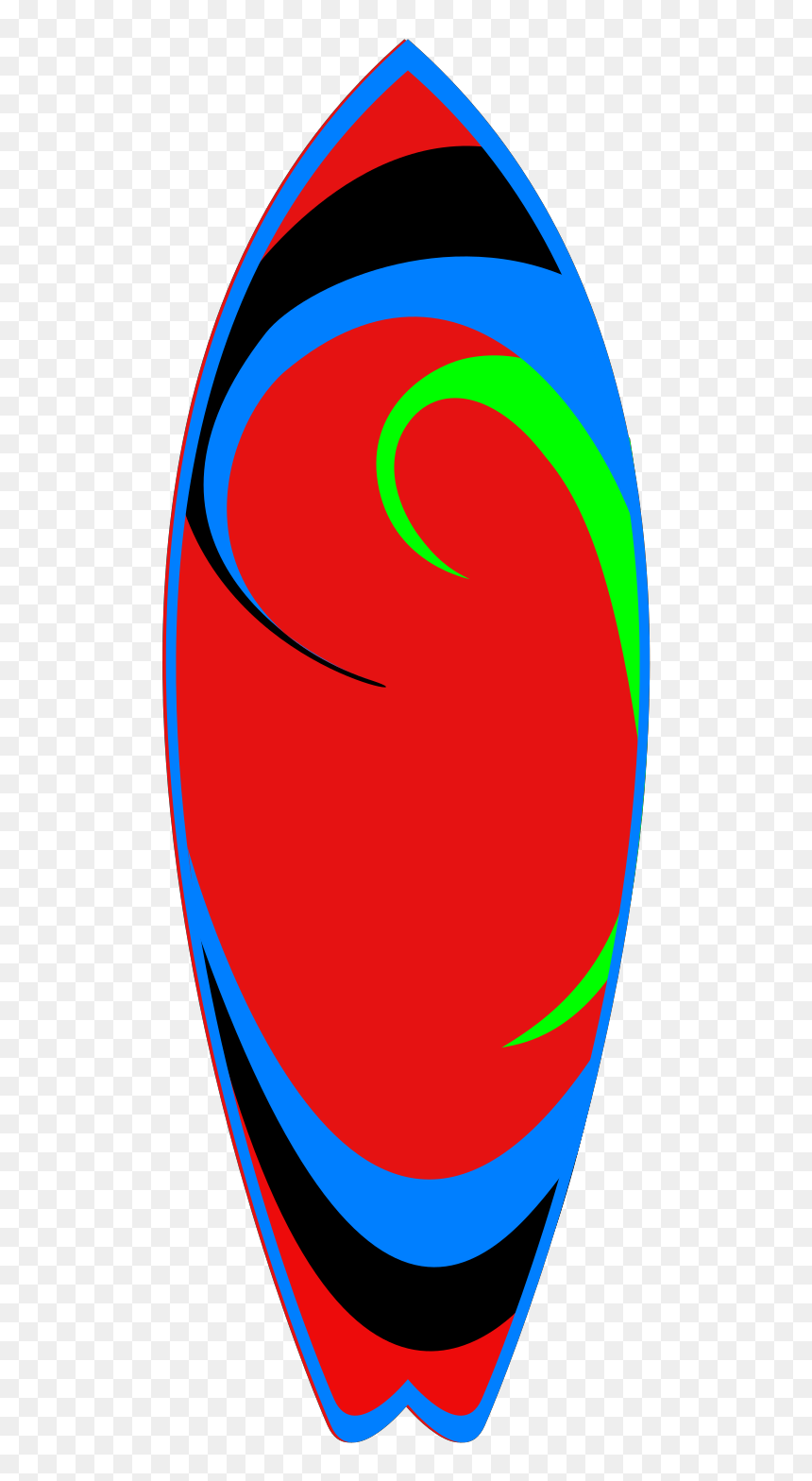 Graphic Design, HD Png Download - surfboard clipart png